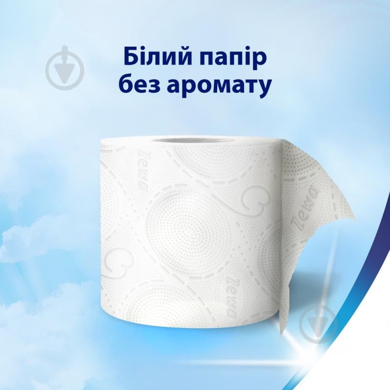 Туалетная бумага Zewa Deluxe белая лимитированная коллекция трехслойная - фото 6
