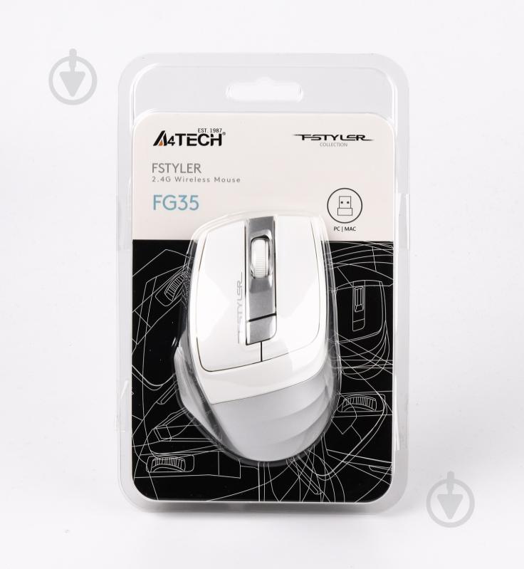 Мышка A4Tech FG35 (Silver) silver (FG35 (Silver)) - фото 5