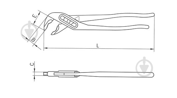 Ключ переставний DIN ISO 8976 пластикова рукоятка 10IN WURTH 07140276 - фото 2