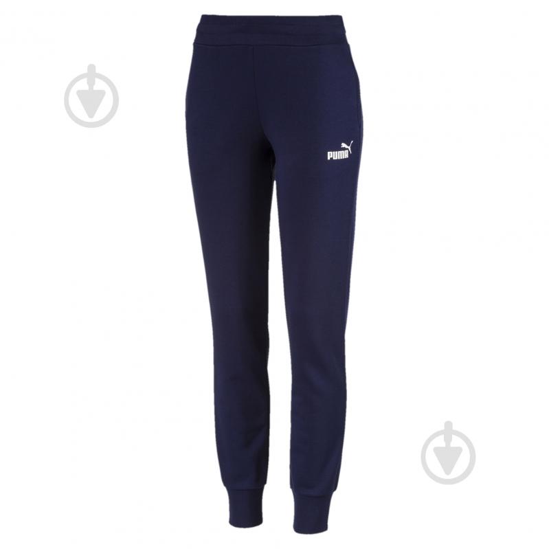 Брюки Puma Essentials Sweat Pants 85182606 р. M темно-синий - фото 1