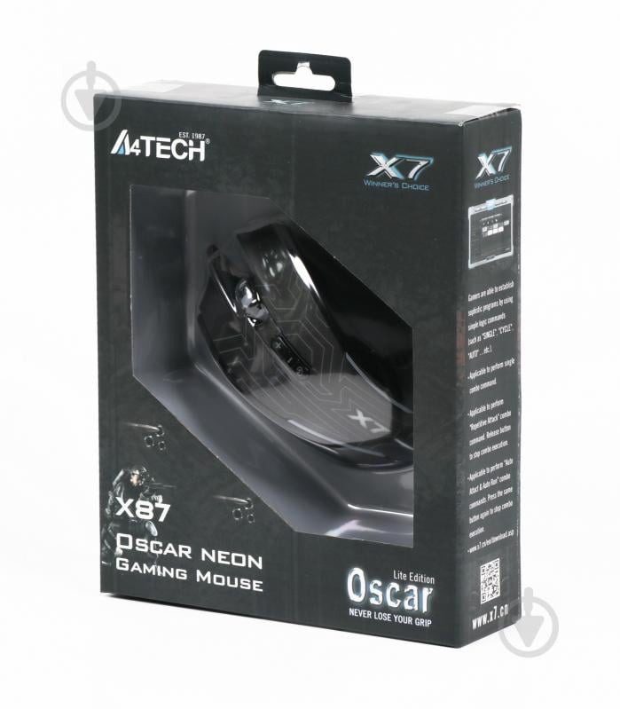 Мишка A4Tech X87 (Black) black - фото 4