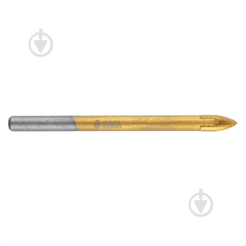 Сверло GRAPHITE 6 мм 1 шт. 54T405 - фото 1