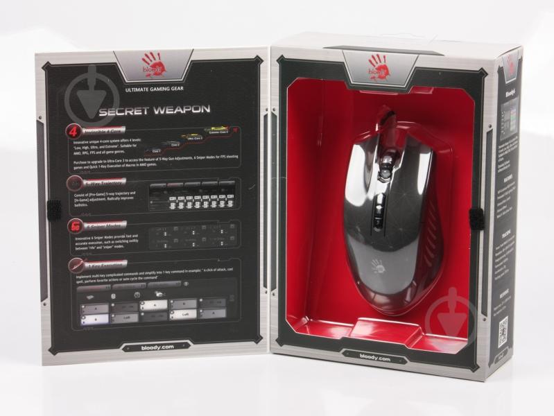 Мышка A4Tech AL90A Bloody (Black) black - фото 7