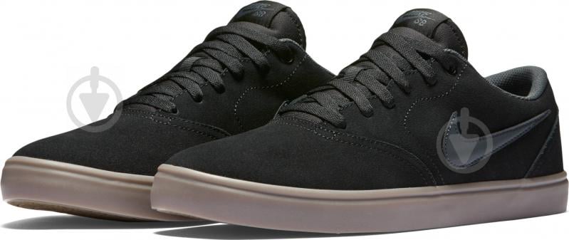 Кроссовки мужские демисезонные Nike SB CHECK SOLAR 843895-003 р.45 черные - фото 1