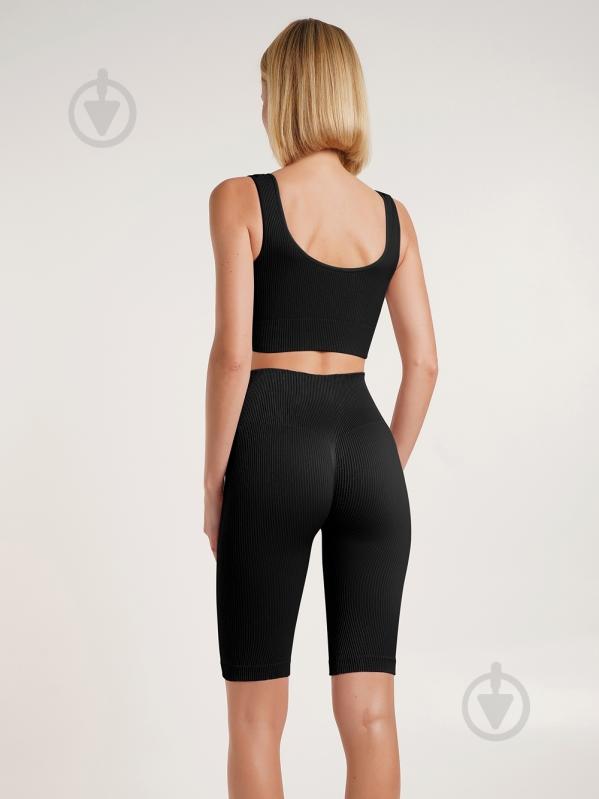 Велосипедки Giulia TRACKS RIB SHAPE р. L/XL черный - фото 3
