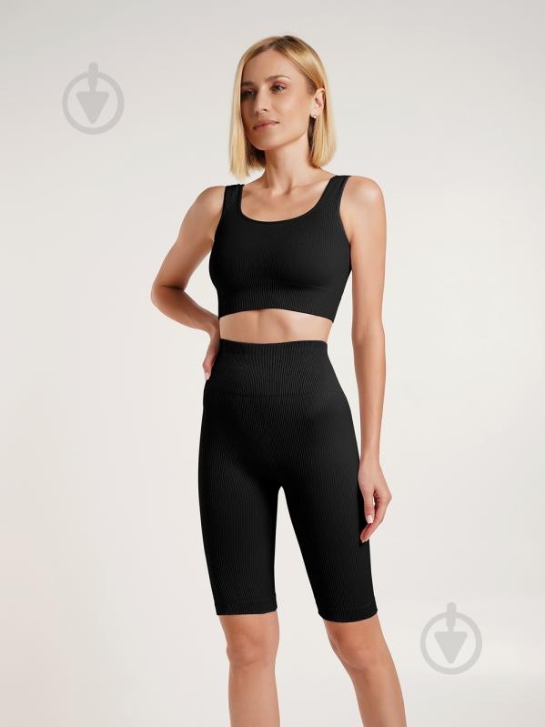 Велосипедки Giulia TRACKS RIB SHAPE р. L/XL черный - фото 2