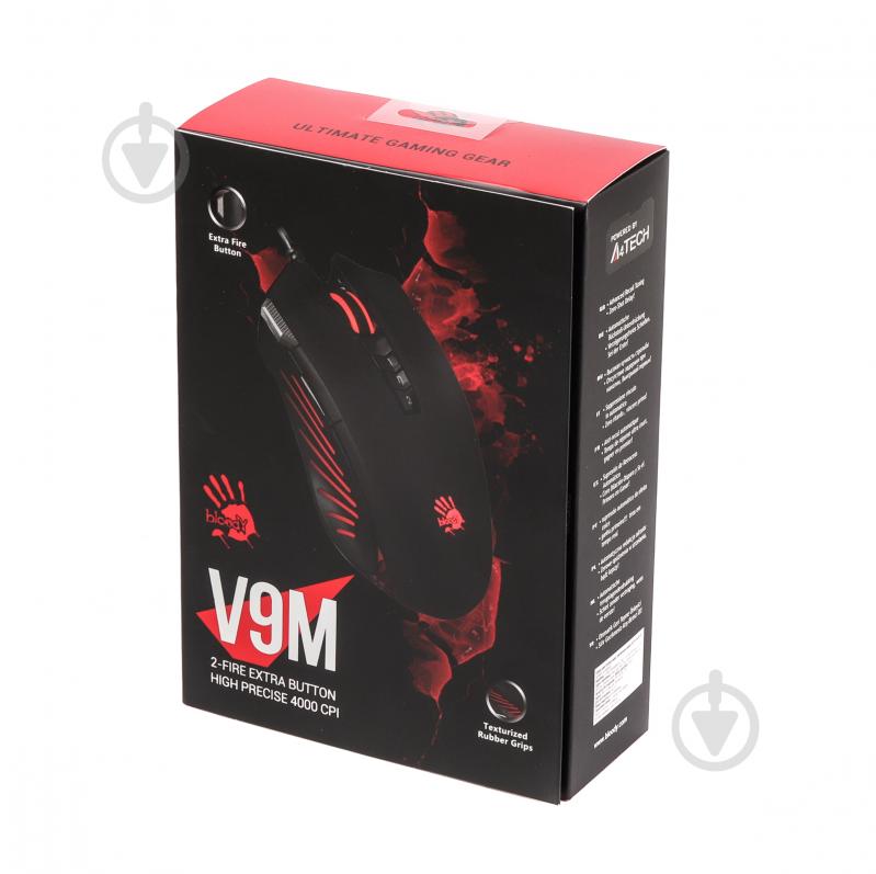 Мышка A4Tech V9M Bloody black - фото 4