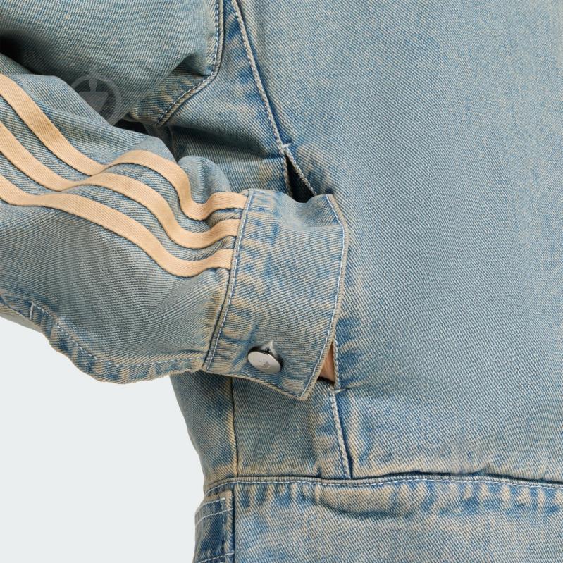 Джемпер Adidas P ESS DENIM JKT JY2872 р.XS синий - фото 4 Джемпер Adidas P ESS DENIM JKT JY2872 р.XS синий - фото 4