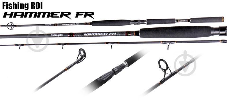 Спиннинговое удилище Fishing ROI HAMMER FR 2,4M 20-80GR 802H - фото 1