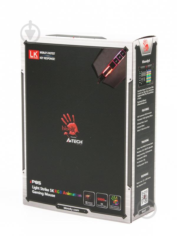 Мышка A4Tech P85 Bloody Black black - фото 6