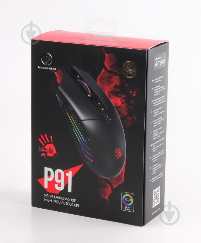 Мышка A4Tech P91 Bloody (Black) black - фото 6 Мышка A4Tech P91 Bloody (Black) black - фото 6