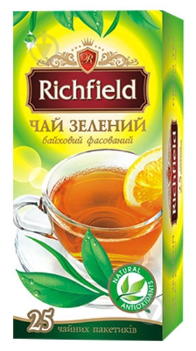 Чай зелений Richfield 20 шт. 2 г (2325) - фото 1 Чай зелений Richfield 20 шт. 2 г (2325) - фото 1