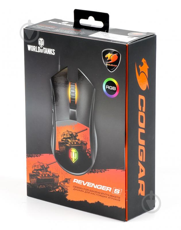 Мишка Cougar Revenger S 'World of Tanks' black - фото 4