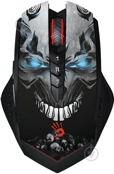Мышка A4Tech R80A Bloody (Skull) black - фото 1 Мышка A4Tech R80A Bloody (Skull) black - фото 1