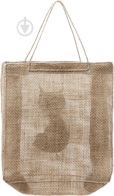 Сумка подарункова з мішковини Кішка 21х7х23 см - фото 3 Сумка подарункова з мішковини Кішка 21х7х23 см - фото 3