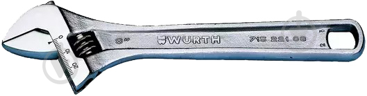 Ключ шведський SW0-24мм WURTH 071522108 - фото 1