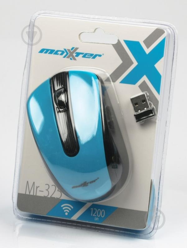 Мышка Maxxter Mr-325-B blue - фото 3