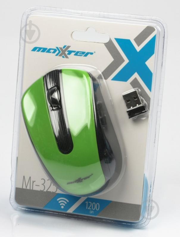 Мышка Maxxter Mr-325-G green - фото 4