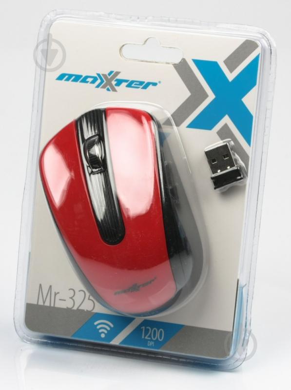 Мышка Maxxter Mr-325-R red - фото 3