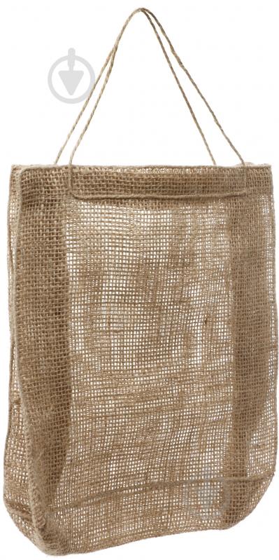 Сумка подарункова з мішковини 21х7х23 см - фото 2 Сумка подарункова з мішковини 21х7х23 см - фото 2