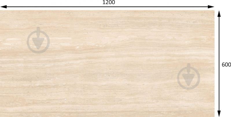 Плитка Allore Group Travertine Ivory F P R Mat 1 60x120 см (new 60130374) - фото 2