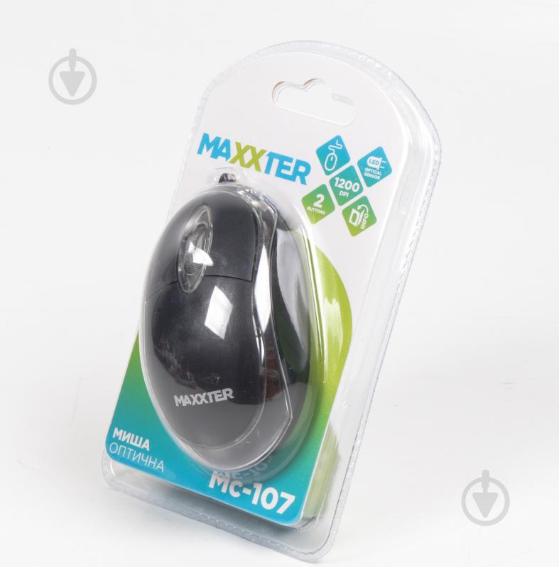 Мышка Maxxter Mc-107 black - фото 2