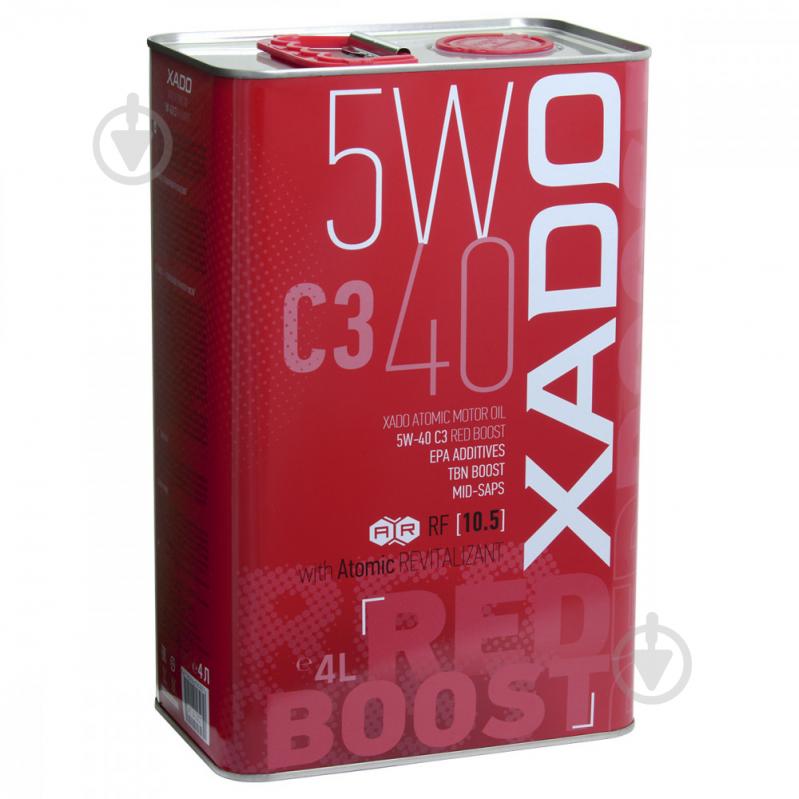 Моторне мастило XADO Atomic Oil C3 Red Boost 5W-40 4 л (XA 26222) - фото 1