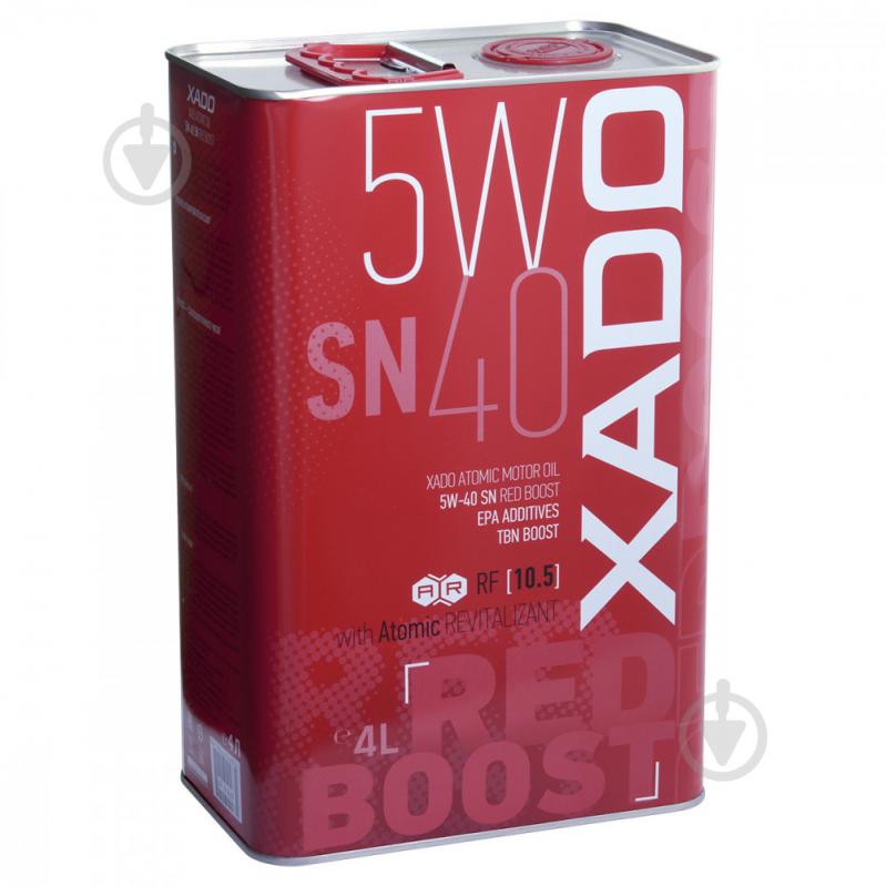 Моторне мастило XADO Atomic Oil SN Red Boost 5W-40 4 л (ХА 26269) - фото 1