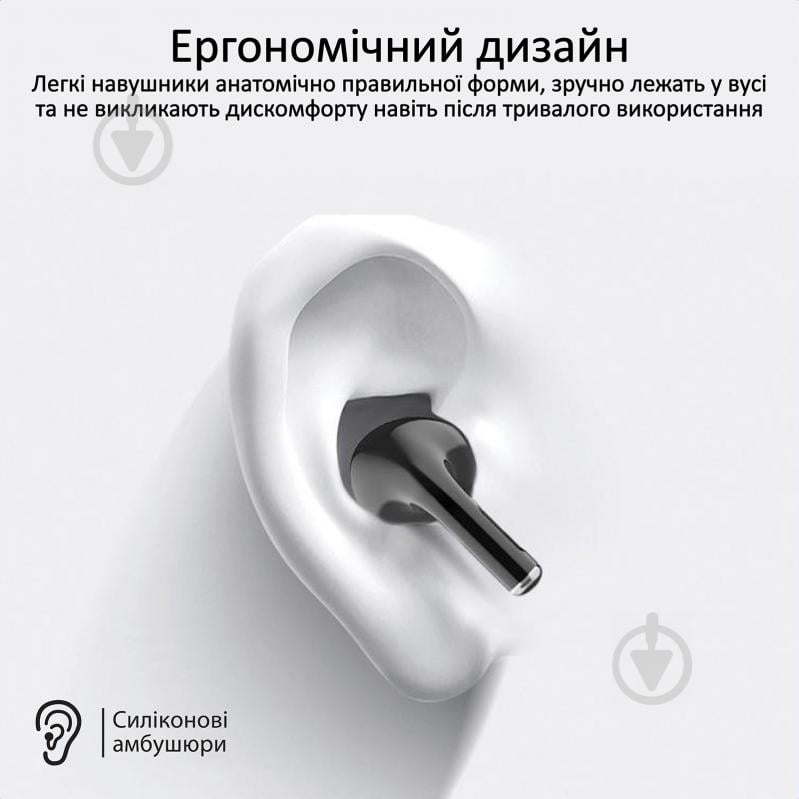 Наушники Promate Harmoni Bluetooth 5 black (harmoni.black) - фото 4