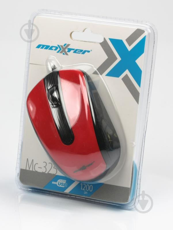 Мышка Maxxter Mc-325-R red - фото 4