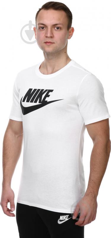 Футболка Nike M NSW TEE ICON FUTURA 696707-104 р.S білий - фото 2