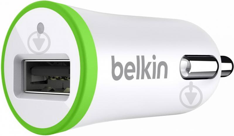 Зарядное устройство в автомобиль Belkin USB Charger White (F8J044cwWHT) - фото 1