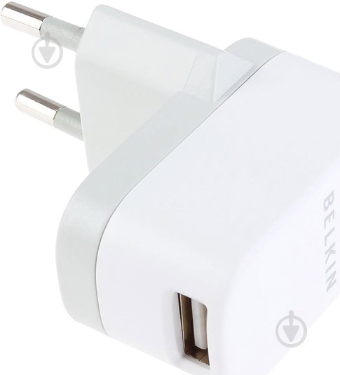 Мережевий зарядний пристрій Belkin USB Charger Apple 30-pin сable, USB 2.1Amp (F8Z630CW04) - фото 1