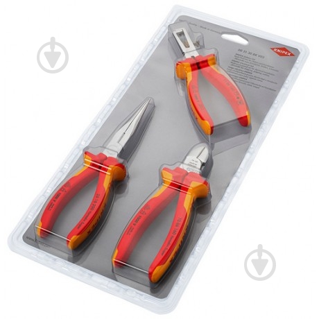 Набір інструментів KNIPEX 3 шт. 00 31 30 BK V03 - фото 2 Набір інструментів KNIPEX 3 шт. 00 31 30 BK V03 - фото 2