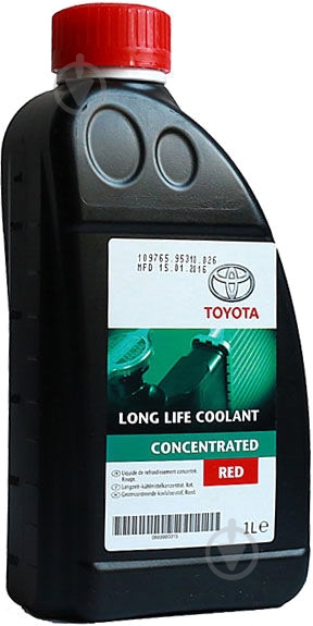 Антифриз Toyota Long life coolant concentrated RED 888980015 -34°С 1 л червоний - фото 1