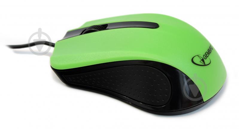 Мышка Gembird MUS-101-G green - фото 2