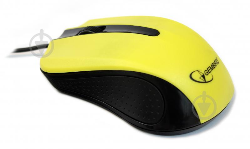 Мышка Gembird MUS-101-Y yellow - фото 2