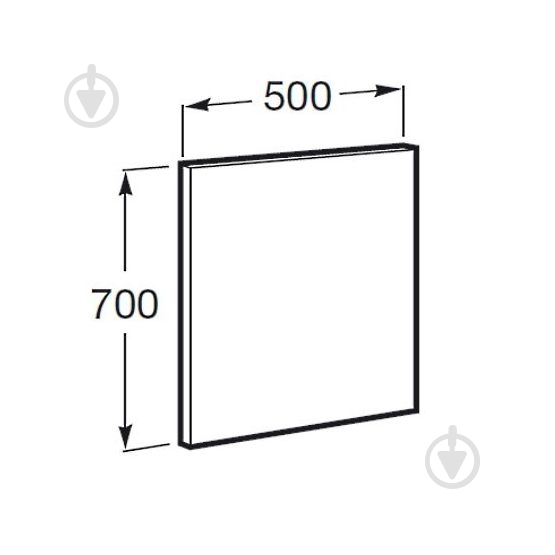 Зеркало ROCA Victoria Basic 50 см A812345406 - фото 2