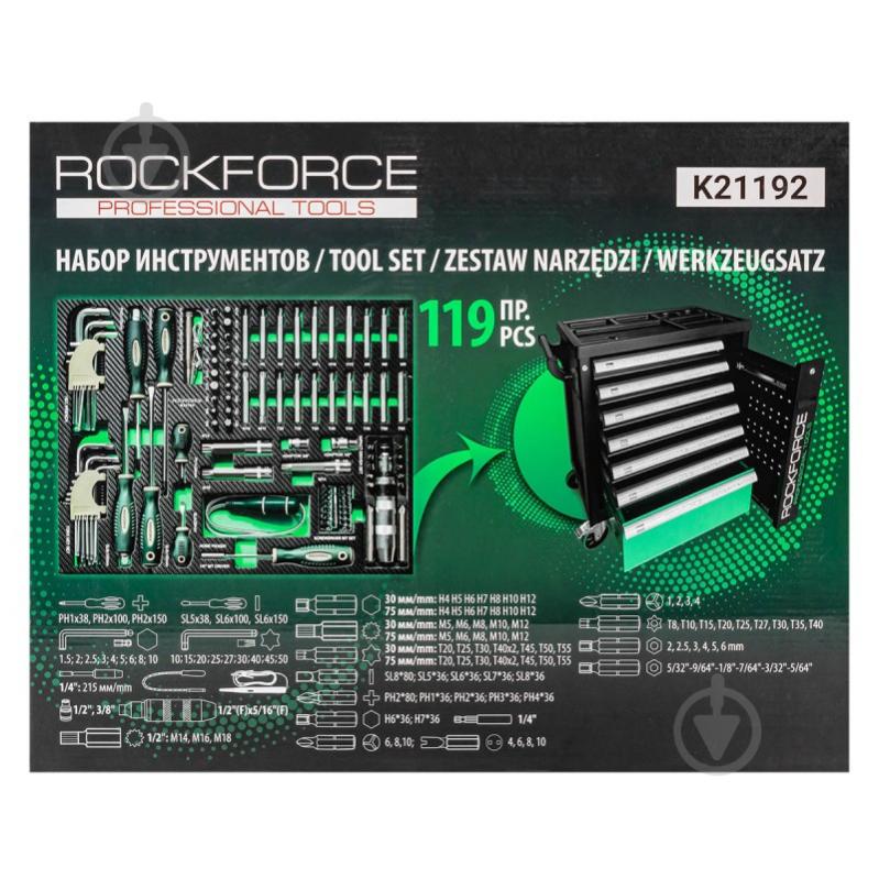 Набор ручного инструмента ROCKFORCE 119 шт. RF-K21192 - фото 3