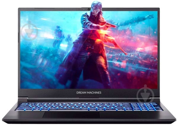 Ноутбук Dream Machines G1650Ti-15 SS 15,6" (G1650TI-15UA61) black - фото 1
