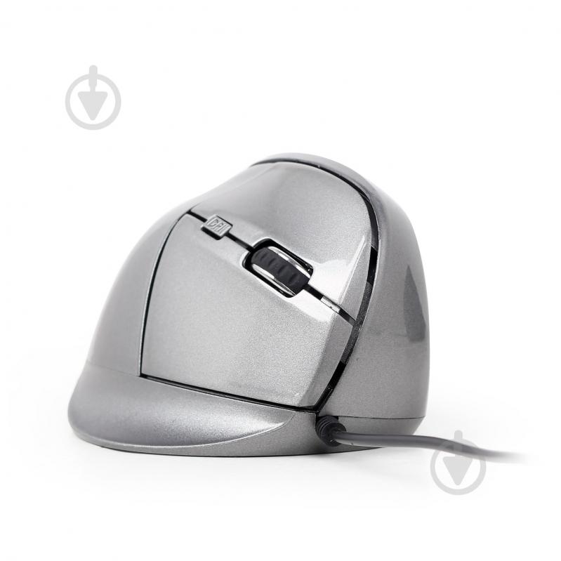 Мышка Gembird MUS-ERGO-02 grey - фото 1