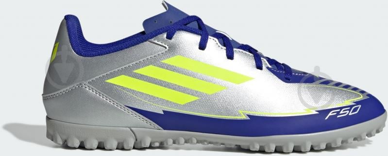 Сороконожки Adidas F50 CLUB TF MESSI IH0917 р.44 серый - фото 1 Сороконожки Adidas F50 CLUB TF MESSI IH0917 р.44 серый - фото 1
