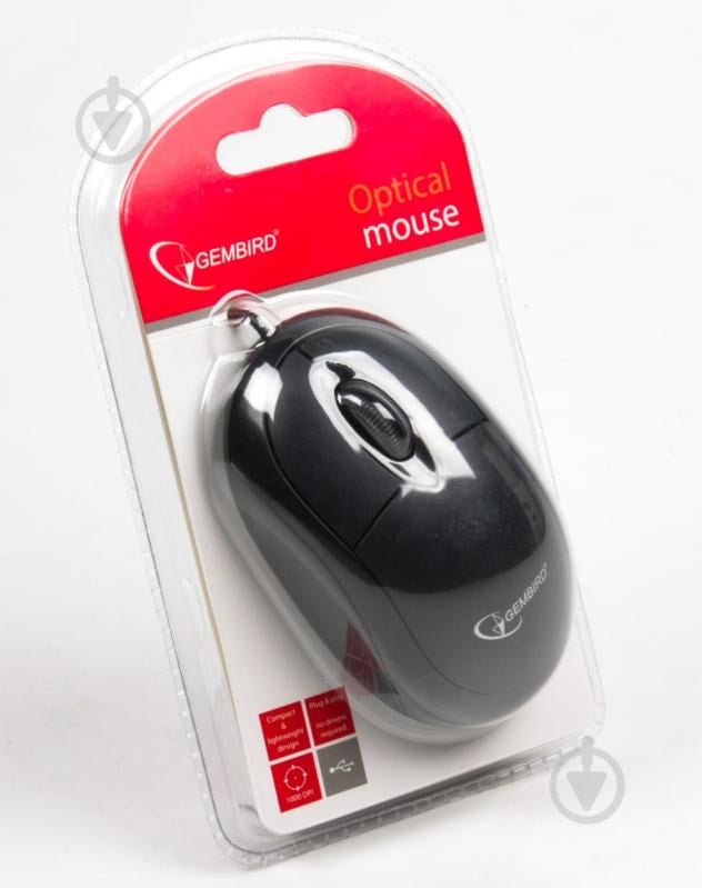 Мишка Gembird MUS-U-01 black - фото 2 Мишка Gembird MUS-U-01 black - фото 2