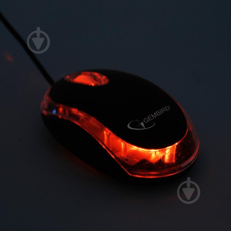 Мышка Gembird MUS-U-01-BKT black - фото 3