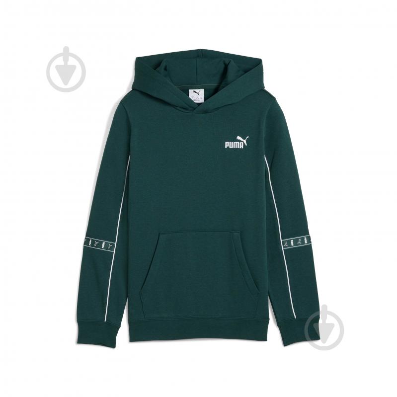 Джемпер Puma ESS TAPE Layout Hoodie FL B 68916975 зеленый - фото 1