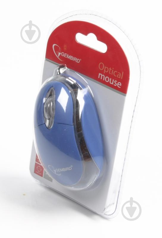 Мышка Gembird MUS-U-01-BT blue - фото 3 Мышка Gembird MUS-U-01-BT blue - фото 3