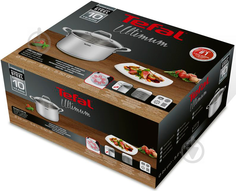 Каструля Ultimum 2,5 л 20 см H8114474 Tefal - фото 7