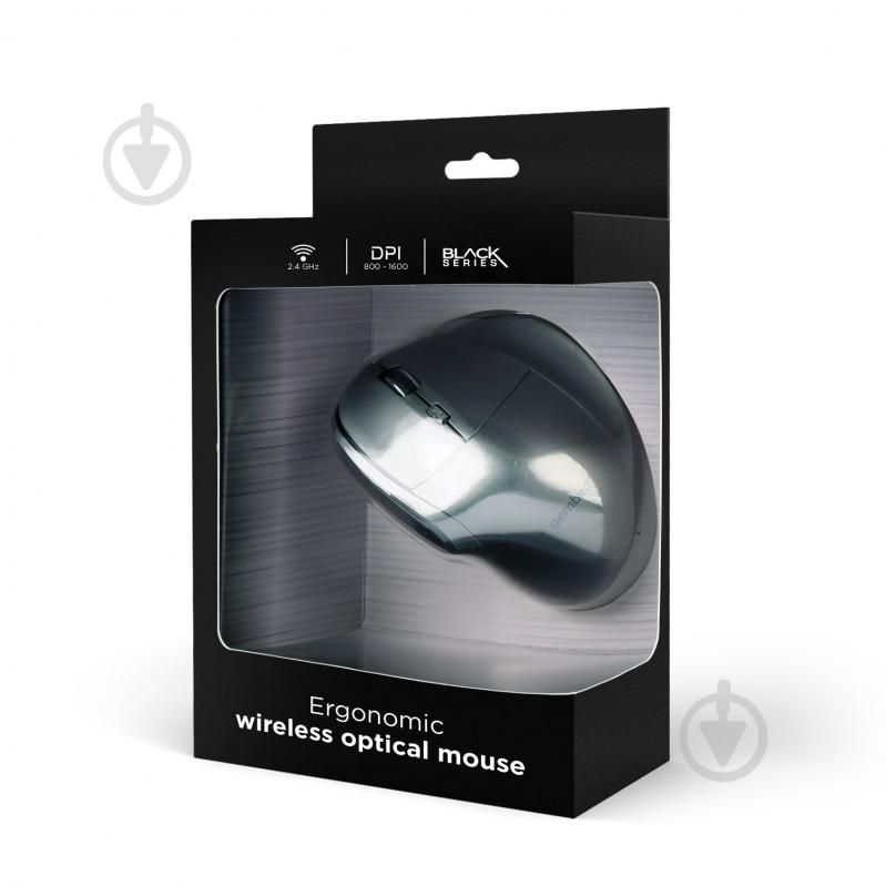 Мышка Gembird MUSW-ERGO-02 grey - фото 5
