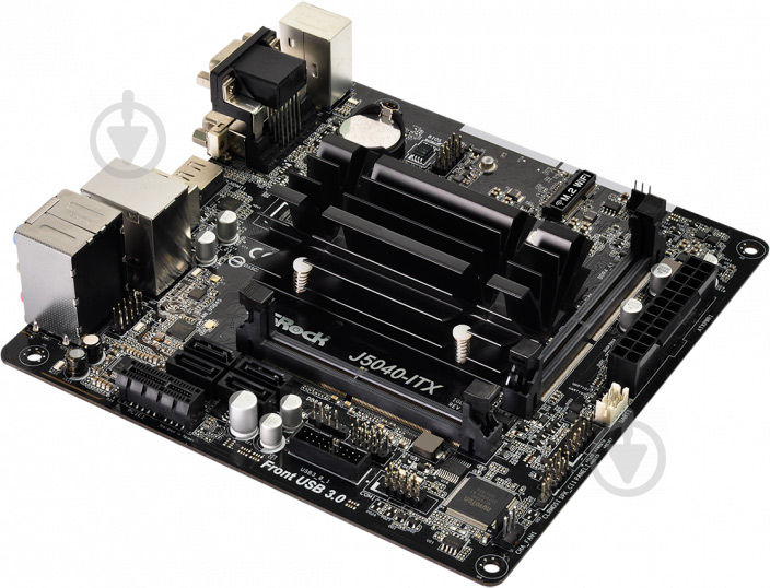 Материнська плата ASRock J5040-ITX (Integrated CPU, SoC, mini ITX) - фото 3