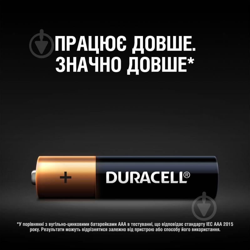 Батарейка Duracell AAA (мизинчиковые) 18 шт. - фото 4